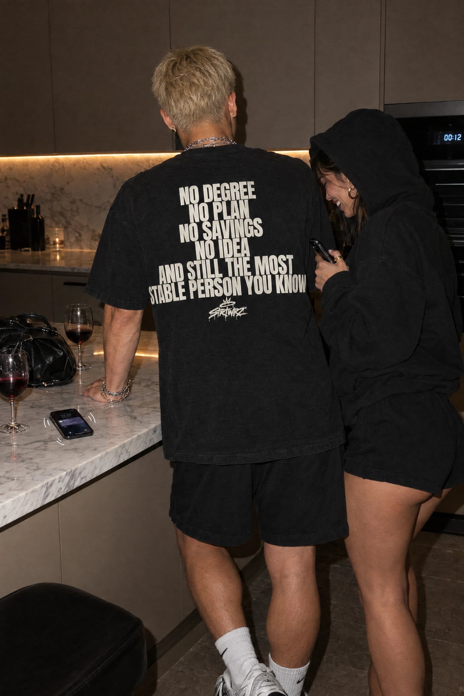 Still The Most Stable in Black, back print